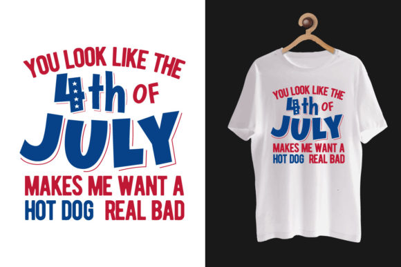 4Th of July American Shirt Craft Design