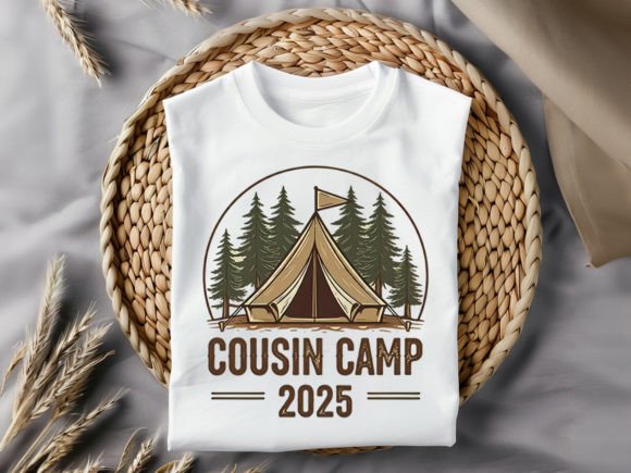 Cousin Camp 2025 T-Shirt Design: Graphics and T-Shirt Designs