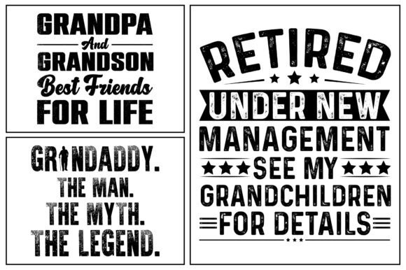 Grandpa Grandaddy SVG T-Shirt Design