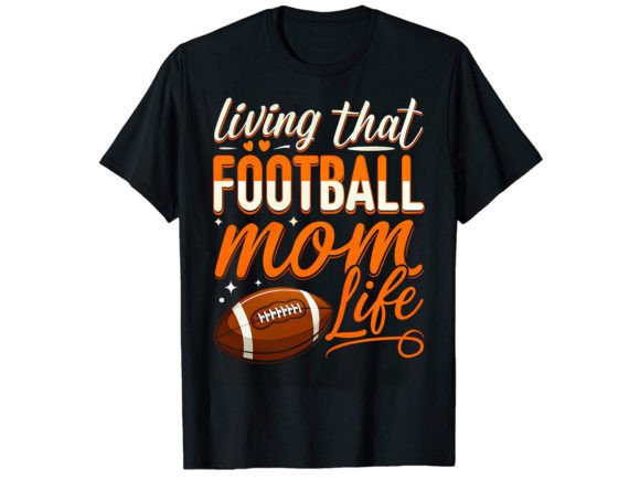 Living That Football T-Shirt Design Graphics