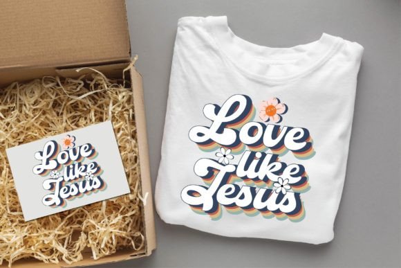 Love Like Jesus 3 Christian Svg Design