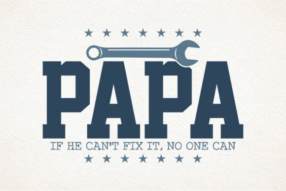 Mechanic Papa Fix It SVG Tshirt Design