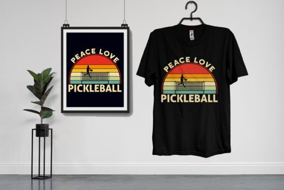 Pickleball T-shirt Design Graphics