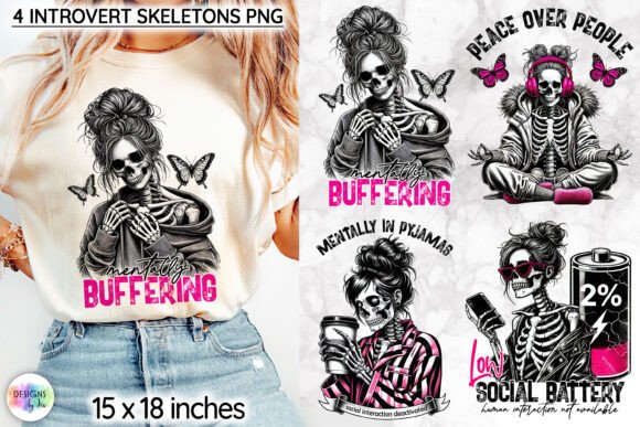Snarky Skeleton Design: Graphics for T-Shirt Designs