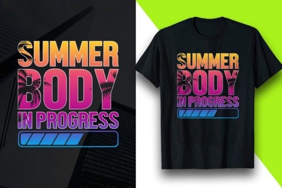 Summer Body T-Shirt Design Graphics