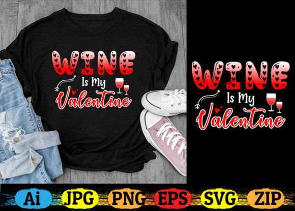 Valentine’s Day T-shirt Design Graphics