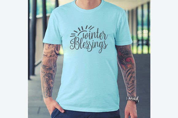 Winter Typography Svg T-shirt Design
